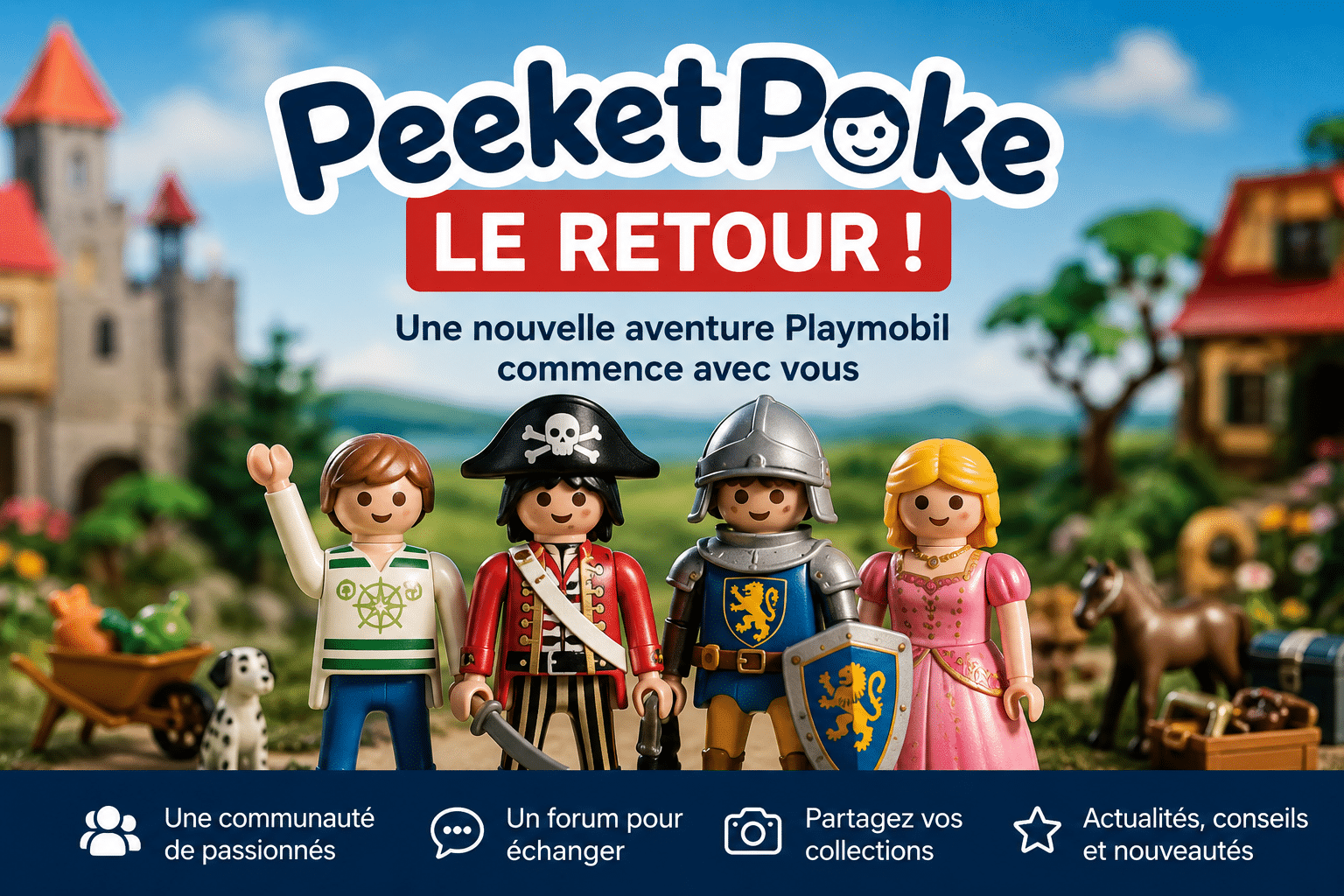 PeeketPoke revient : le retour d’un univers Playmobil emblématique